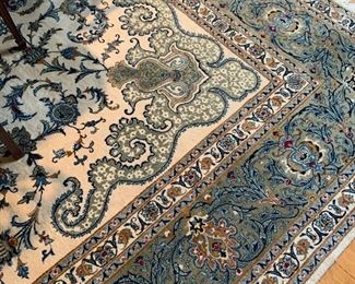 A Kashan Carpet 17.5" x 11" excellent condition