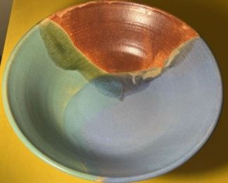 032 Signed Art Ceramic Bowl