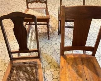 044 Quartet of Rocking Chairs