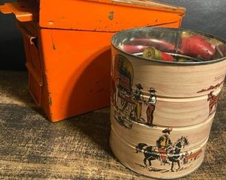 071 Large Lot Of Various Ammo And Vintage Ammo Box