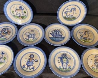 140 MA Hadley 9 Inch Plates