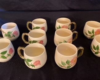 161a Franciscan Desert Rose Coffee Cups