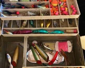 187 Fishing Tackle Box And Lures