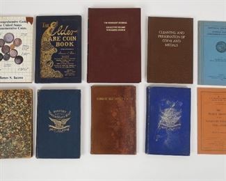 Group of 10 Antique and Vintage Numismatic Study Coin Books 