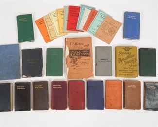 Group Antique and Vintage Philatelic Stamp/Coin Collecting Study Books