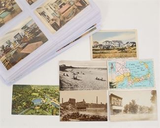 Large Collection of Early Real Photo Postcards RPPC New York, Cape Cod