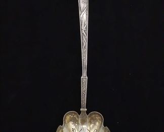 Antique 1870s Gorham Japanesque Aesthetic Bird Insect Large Sugar Sifter Old Mark No Mono