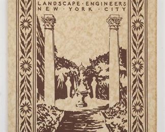 1927 Brochure Landscape Engineer Drawings/ Works of Charles Wellford Leavitt and Son, incl Saratoga