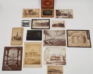 Antique Gp Photographs, Albumens, Glass Plate Negatives Hotels and Environs Saratoga Springs NY