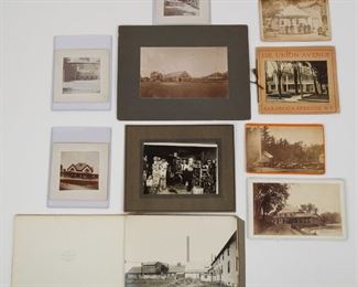Antique Group Photographs, Albumens Saratoga Springs, NY Bottling Works, Homes, and Springs