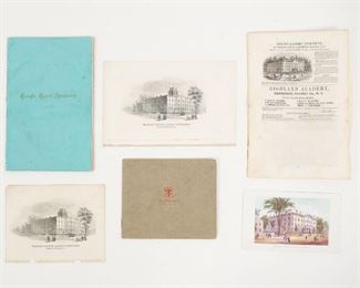 Antique Lot Saratoga Springs NY Temple Grove Ladies Seminary Skidmore College History