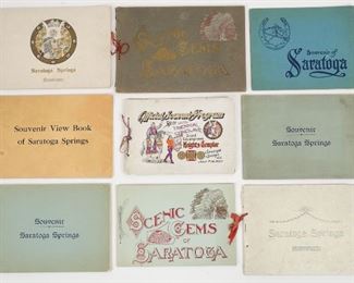 Lot 9 Saratoga Springs, New York Photographic View Souvenir Booklets