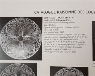 Catalogue Raisonne Entry for Lalique Coqueilles Bowl