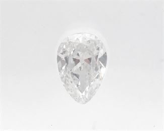 GIA Certified 0.60ct Pear Brilliant Loose Natural Diamond SI1 E