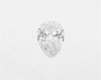 GIA Certified 0.59ct Modified Pear Brilliant Loose Natural Diamond VS2 E