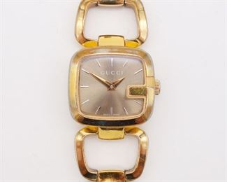 Ladies G-Gucci Rose Gold GP Bracelet Wristwatch