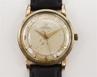 Vintage 14K Gold Omega Automatic Wristwatch