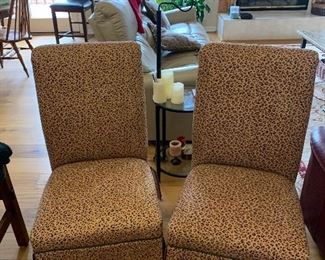 2 parlor chairs