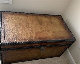 Trunk 36” wide, 21” deep, 19 1/2” tall