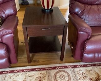 End table 27” wide, 21” deep, 24” tall