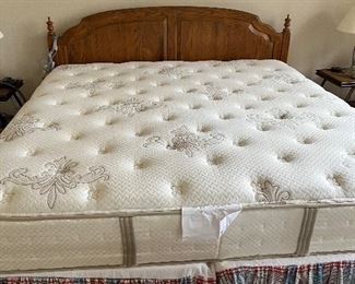 King size headboard and frame