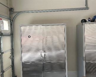 1 if 2 Metal storage cabinets