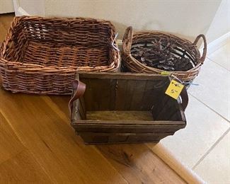 Various baskets