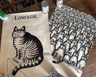 B. Kliban cat posters