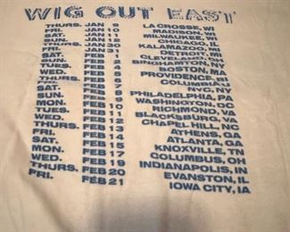 Tour Dates on the Back!