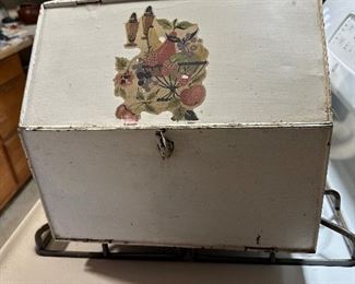 Vintage bread box