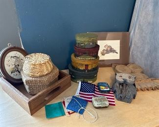 Native American Indian baskets, more