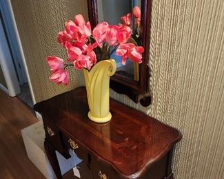 Hall table and matching mirror