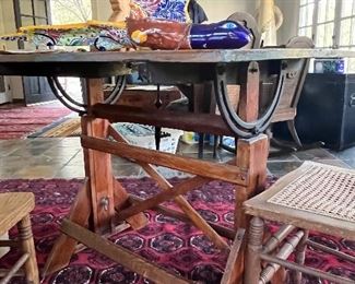 Antique drafting table