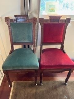Eastlake 19th Century Side Chairs