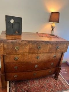 Antique Burl Front 1800's dresser
