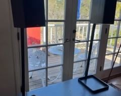 speakers on metal stands