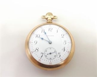 Antique WORKING Waltham Gold Plated P.S. Bartlett Pocket Watch Serial #16061547
