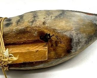 Signed Gilly Duck Decoy 