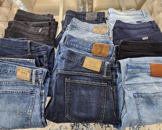 True Religion, Polo and other name brands Men's Jeans