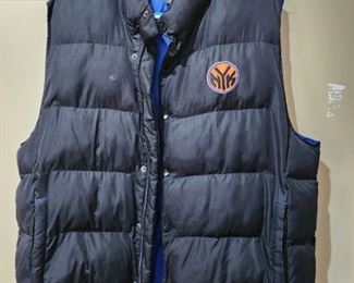 New York Knicks Alternative logo padded vest 