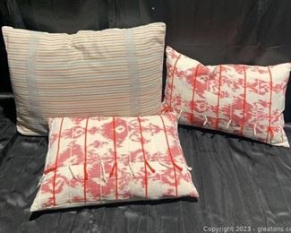 Three Decorative Pillows