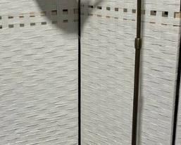 Vintage Brass Clam Shell Floor Lamp