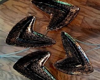 Vintage Atomic ashtrays