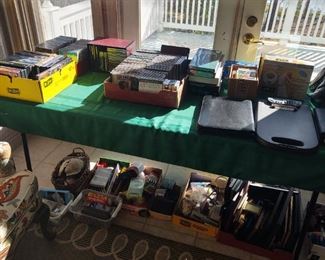 Lots of CD's, DVD's and VHS