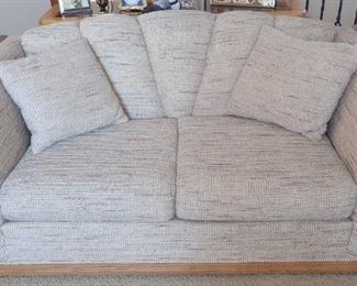 MCM LOVESEAT WOOD FRAME