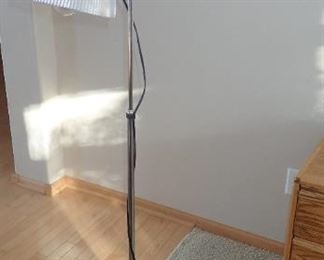 SILVER FLOOR LAMP