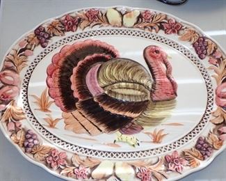 LARGE TURKEY PLATE