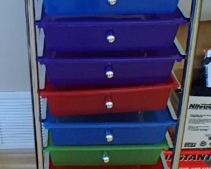 10 DRAWER STORAGE ON WHEELS