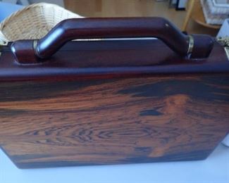 WOOD BRIEFCASE