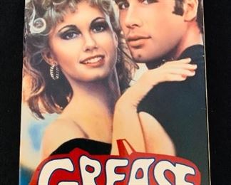 John Travolta Autographed Grease VHS Movie